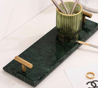 Marble Tray with Gold Handles | Full House Lebanon