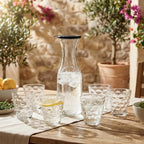 Glass Carafe & Tumbler Set (7 Pcs) | Full House Lebanon
