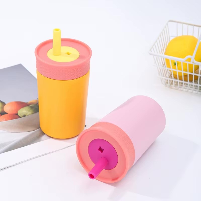 Reusable Insulated Tumbler with Silicone Straw | Full House Lebanon