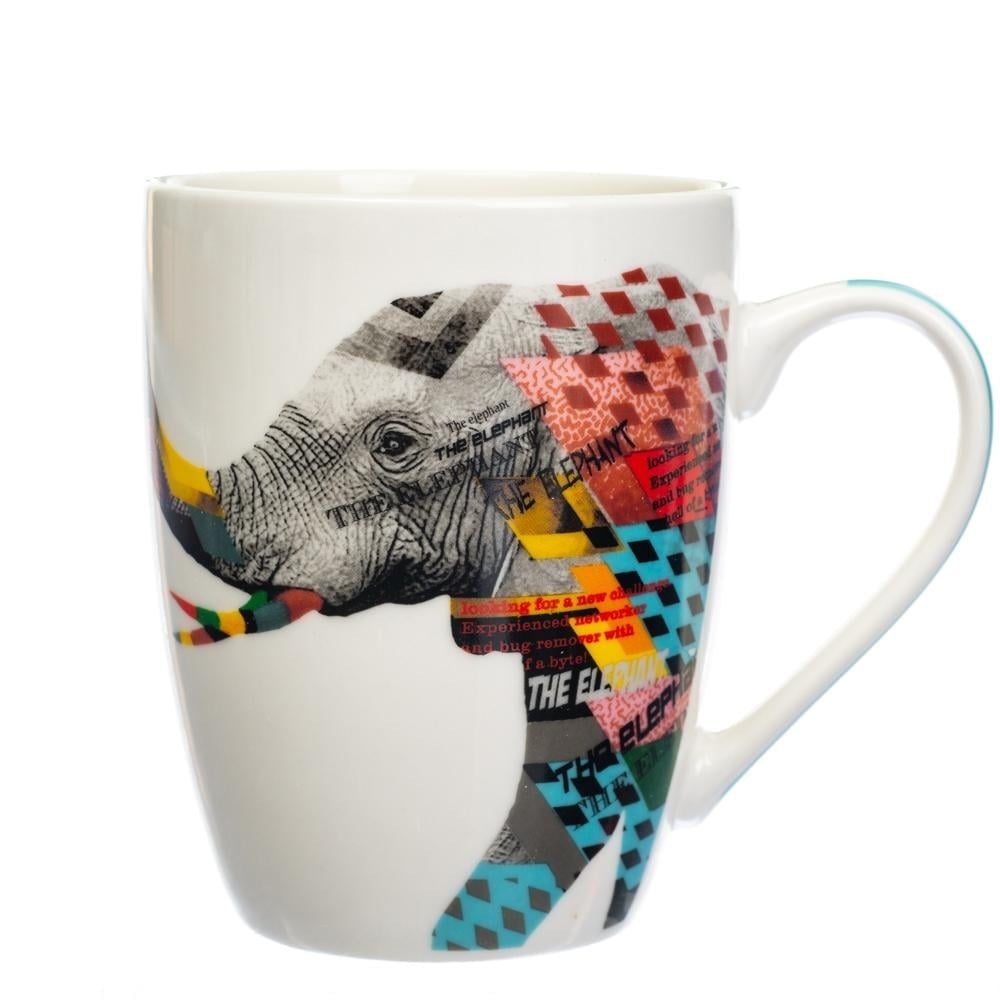 Animal Printed Porcelain Mug