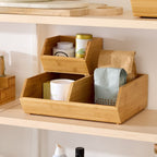 Stackable Bamboo Storage Bin | Full House Lebanon