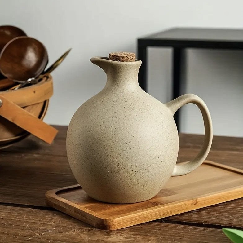 Stone Oil Kettle with Cork Lid | Full House Lebanon