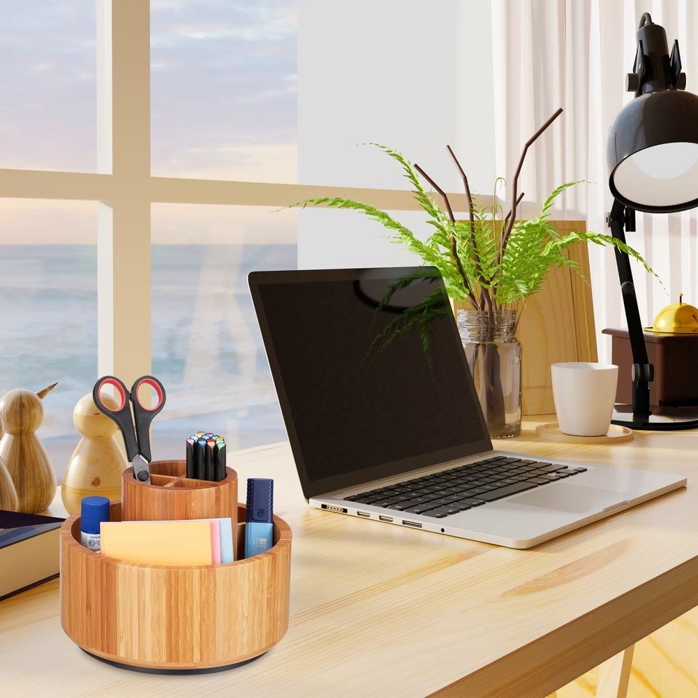 Bamboo Swivel Organizer | Full House Lebanon