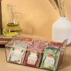 6 -Compartment Plexi tea Box | Full House Lebanon