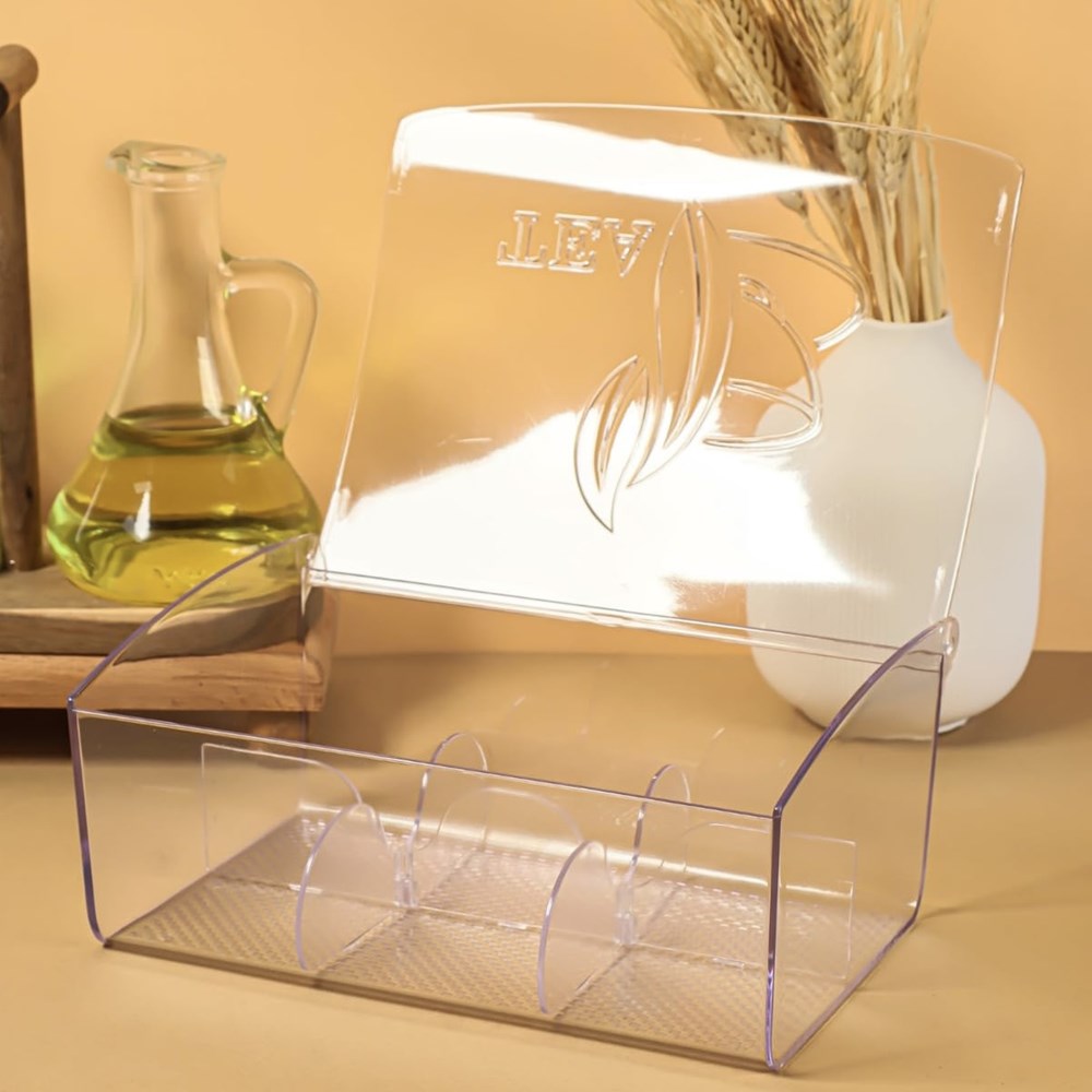 6 -Compartment Plexi tea Box | Full House Lebanon