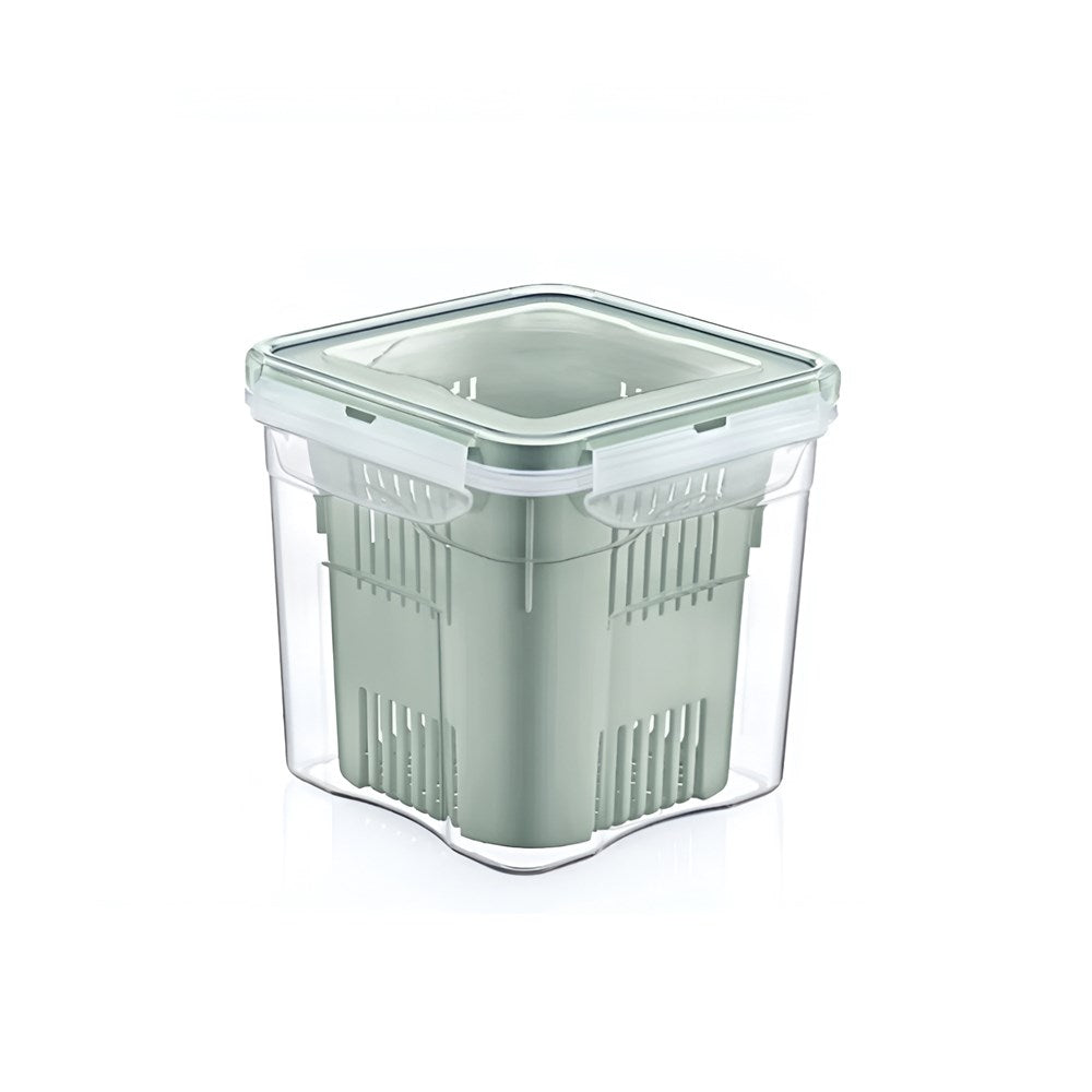 Airtight Olive Storage Container with a Strainer