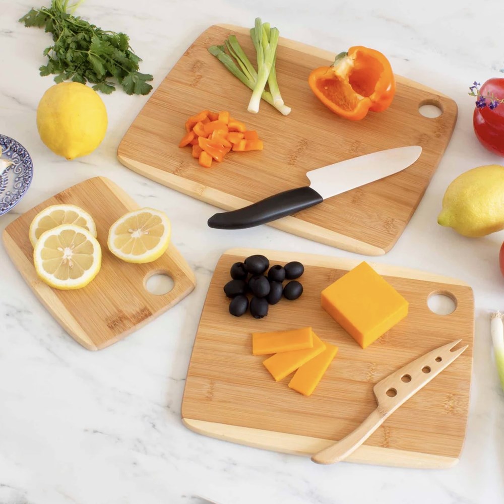Bamboo Cutting  Board Set (3 Pcs ) | Full House Lebanon