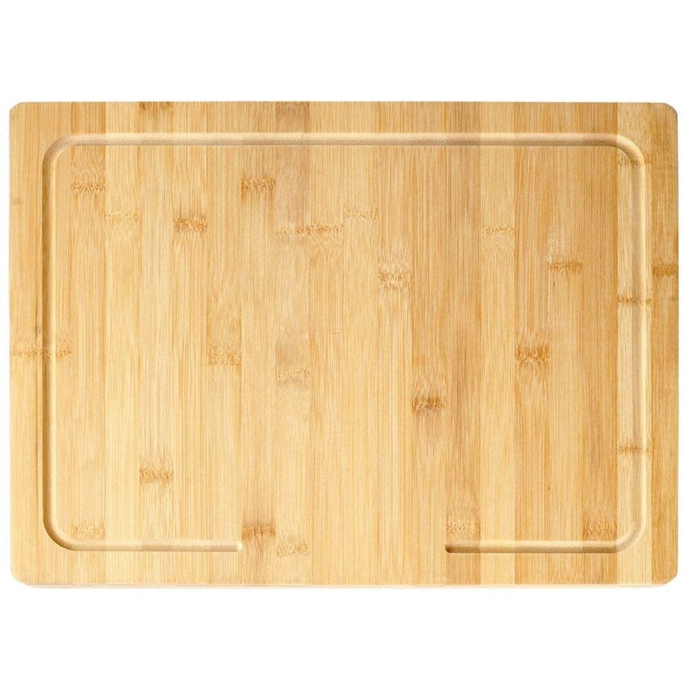Bamboo Chopping Board with Rising Edge