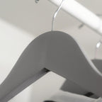 Matte Grey Wood Hanger Set (3 Pcs) | Full House Lebanon