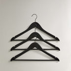 Black Wood Hanger Set (3 Pcs) | Full House Lebanon