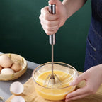 Stainless Steel Semi -Automatic Whisk Set (2 Pcs) | Full House Lebanon
