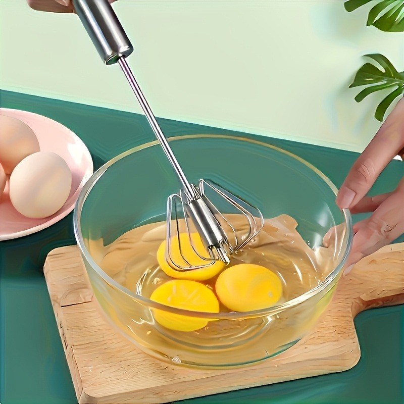 Stainless Steel Semi -Automatic Whisk Set (2 Pcs) | Full House Lebanon