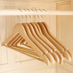 Natural Wood  Clothes Hanger Set   (20 Pcs) | Full House Lebanon
