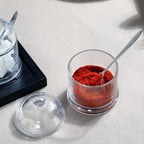 Glass Seasoning Jars with Acrylic Spoon Set (2 Pcs) | Full House Lebanon