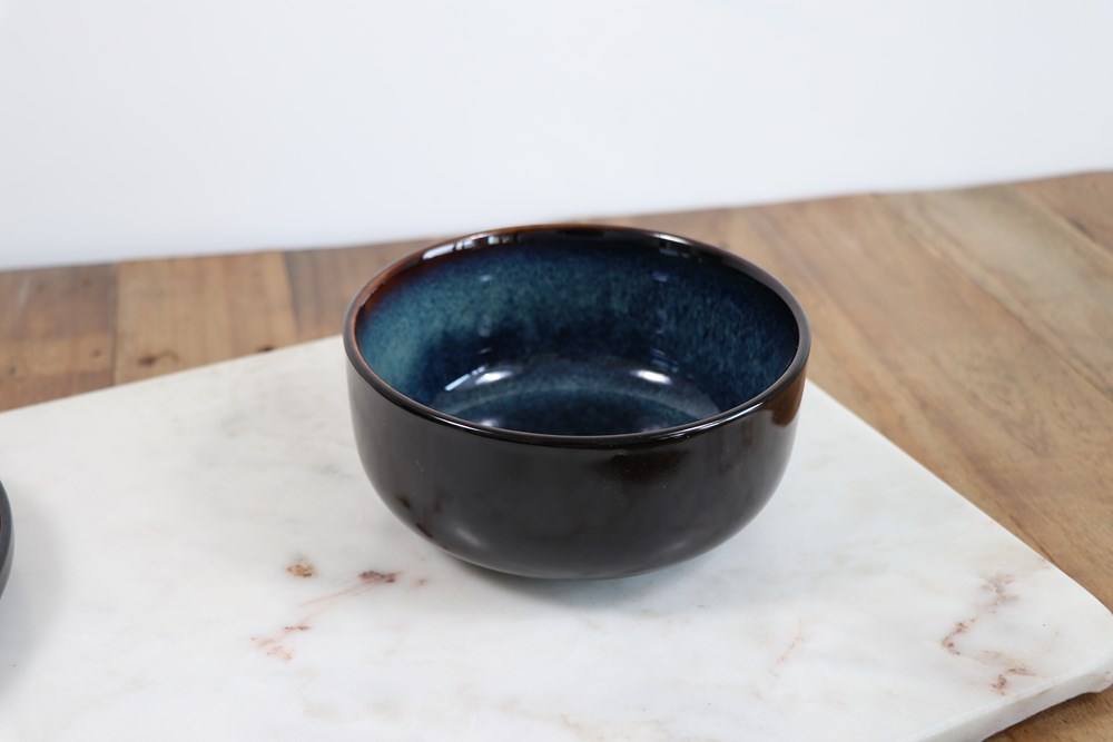 Ocean Blue & Black Dinnerware | Full House Lebanon