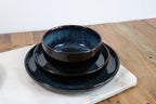 Ocean Blue & Black Dinnerware - Dessert Plate | Full House Lebanon