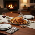 Stainless Steel Oval Serving Tray