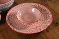 Navy & Orange Patterned Dinnerware - Dinner Plate | Full House Lebanon
