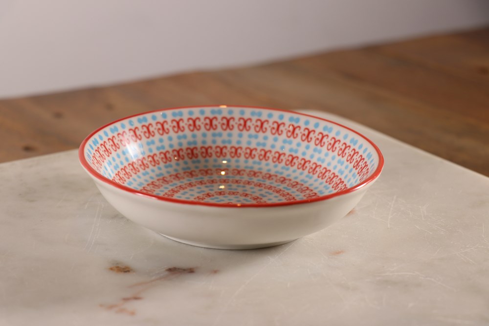 Red & Blue Porcelain Dinnerware | Full House Lebanon