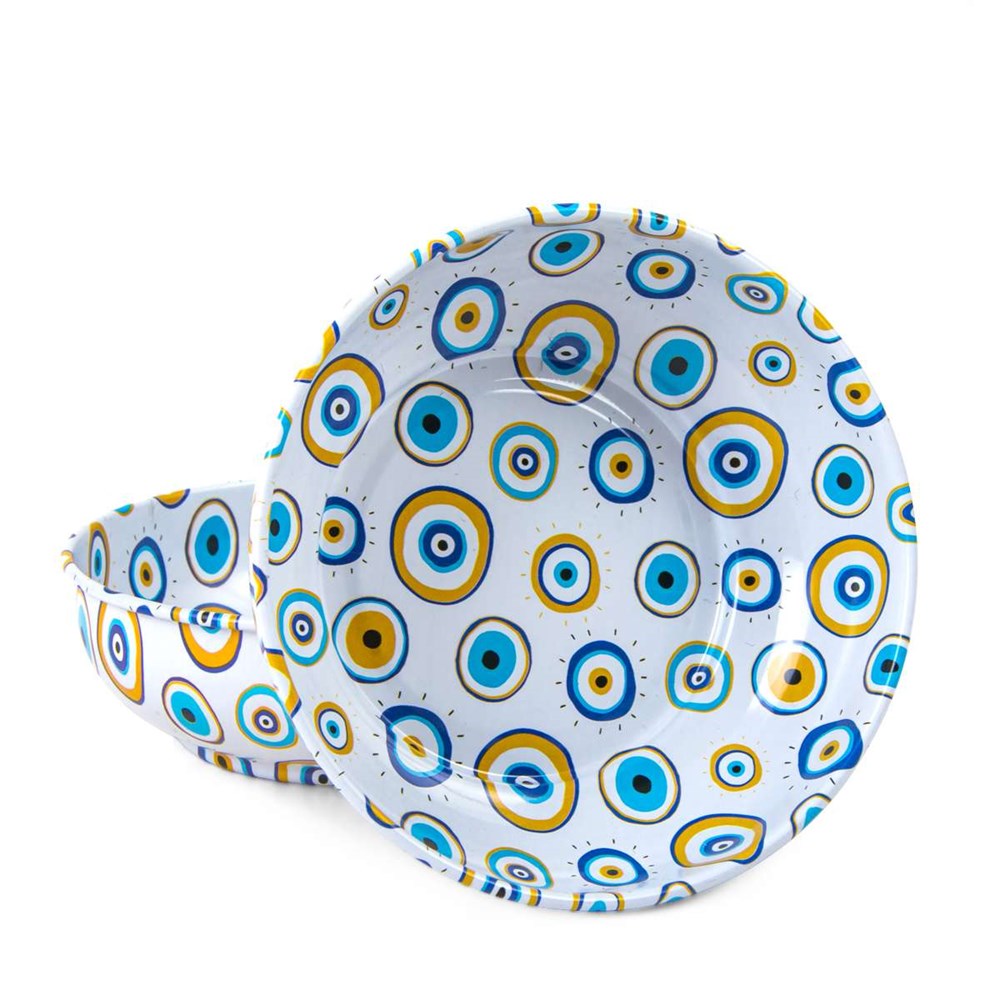 Evil Eye  Metal Printed Bowl