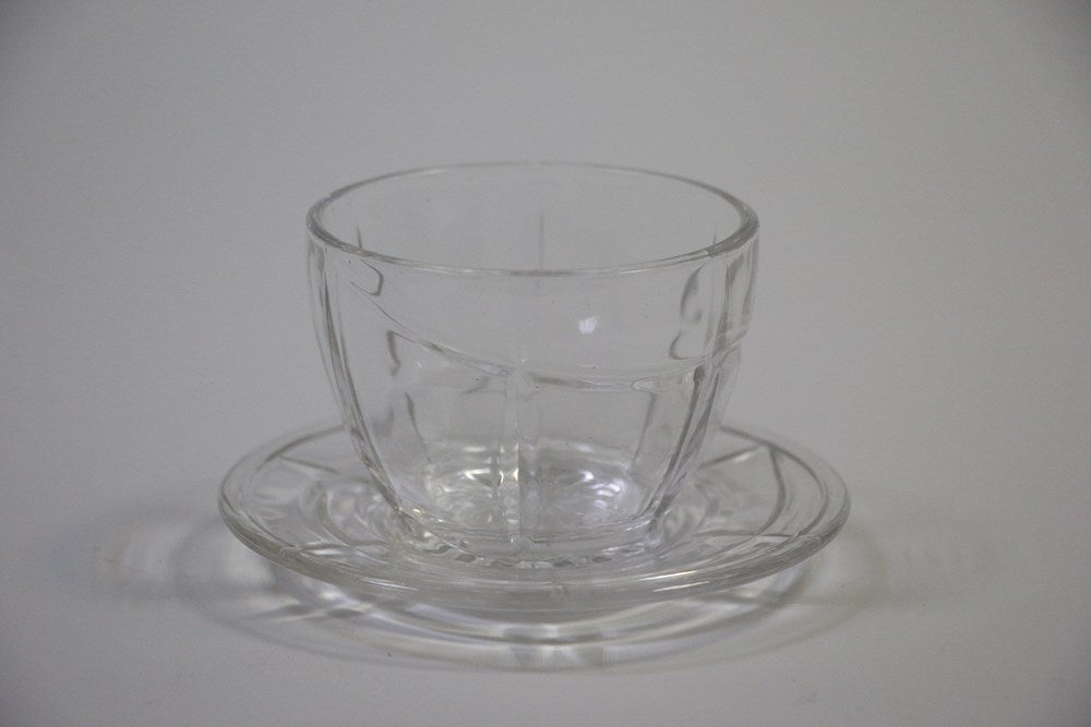 Glass Bowls Set with Saucers (12 Pcs) | Full House Lebanon
