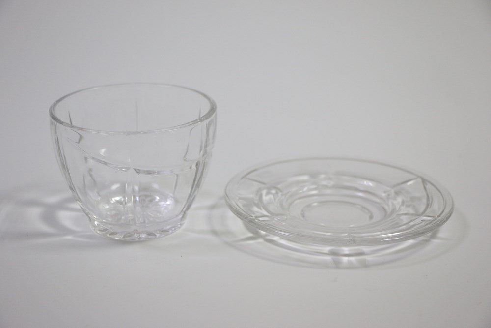 Glass Bowls Set with Saucers (12 Pcs) | Full House Lebanon
