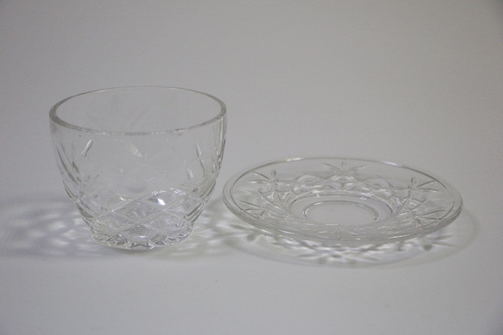 Glass Bowls Set with Saucers (12 Pcs) | Full House Lebanon