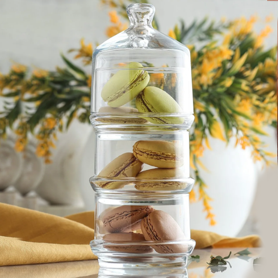 LAV Berry Glass 3-tiers Food Storage | Full House Lebanon