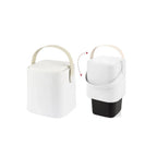Tuffex Plastic Magic Dustbin - 8 L, White | Full House Lebanon