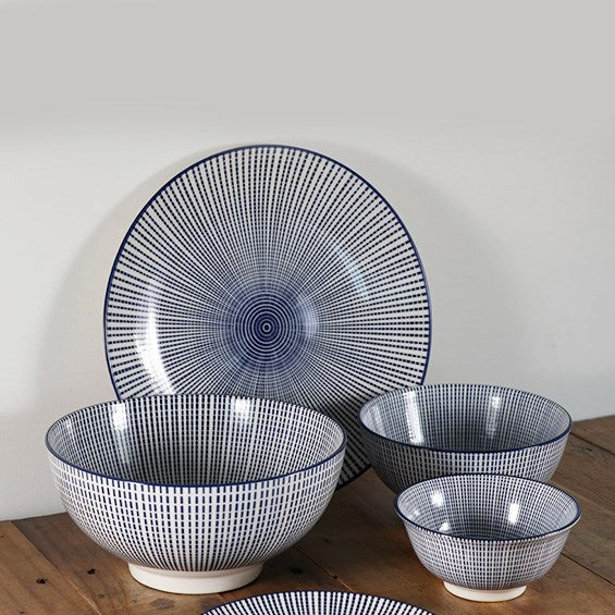 Navy Porcelain Dinnerware - Salad Bowl | Full House Lebanon