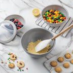 Nesting Bowls Set (6 Pcs) - Grey | Full House Lebanon