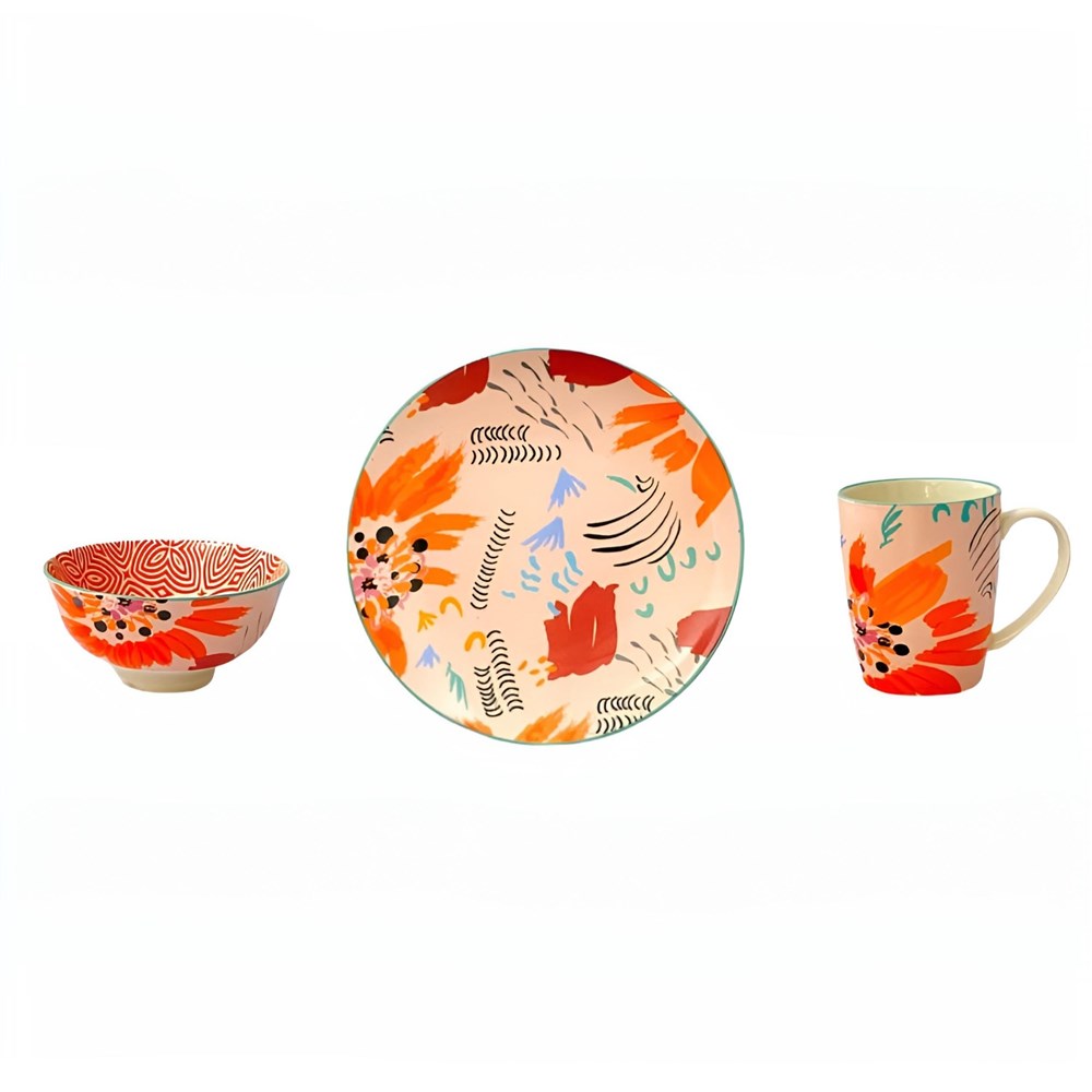 Patterned Porcelain Dinnerware - Get 6 dessert plates | Full House Lebanon