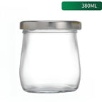 Glass Jar with a Silver Metal Lid | Full House Lebanon