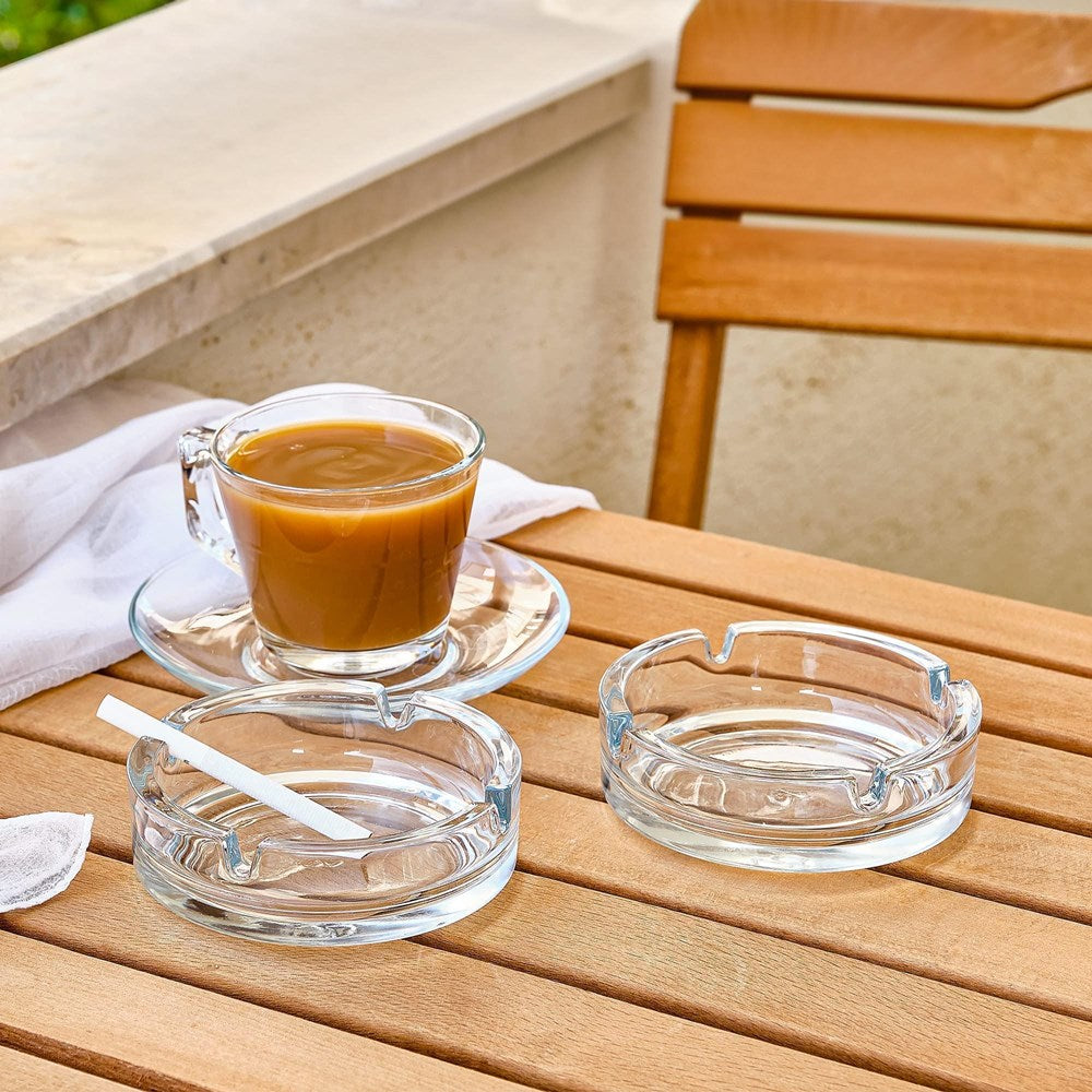 LAV KEYF Glass Ashtray Set (2 Pcs) | Full House Lebanon