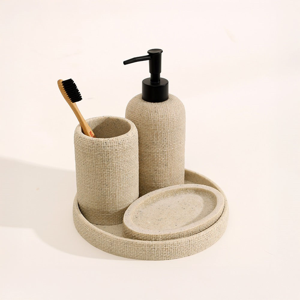 4-Piece Bathroom Accessory Set | Full House Lebanon