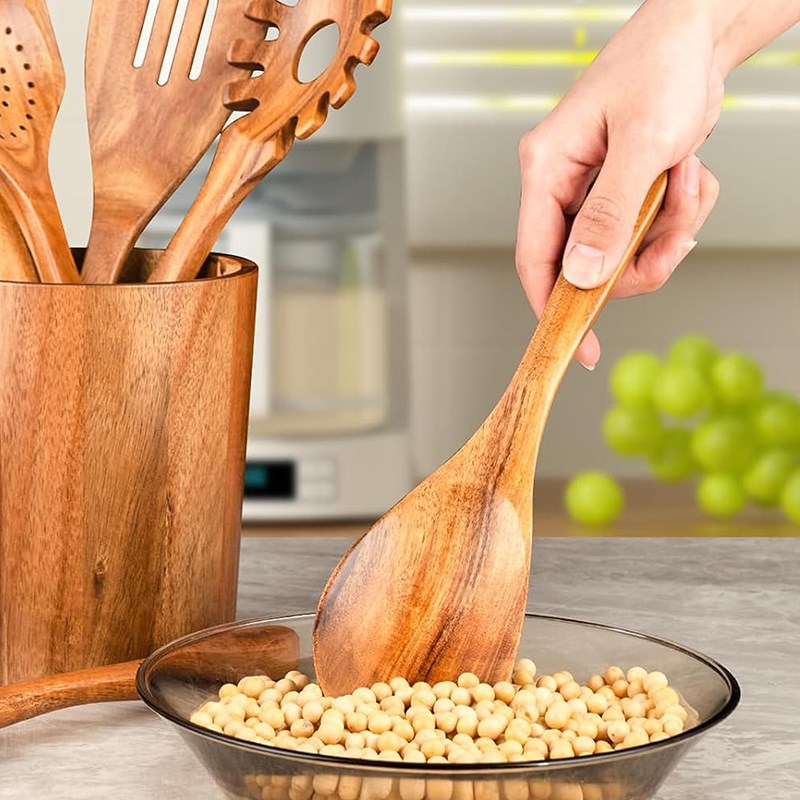 Acacia Wood Serving Utensils | Full House Lebanon