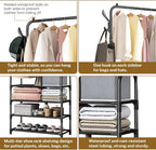 Upper Coat Hanger with 4 lower Shelves | Full House Lebanon