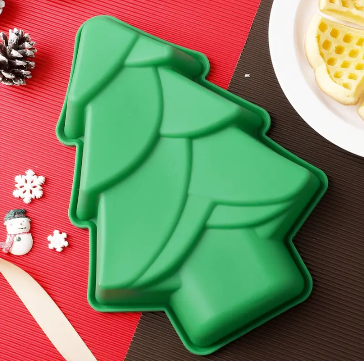 Christmas Tree Silicone Cake Mold - Aqua | Full House Lebanon