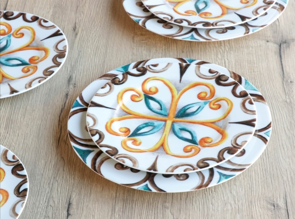 Porcelain Dinnerware Set (24 Pcs) | Full House Lebanon