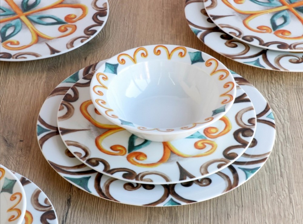 Porcelain Dinnerware Set (24 Pcs) | Full House Lebanon