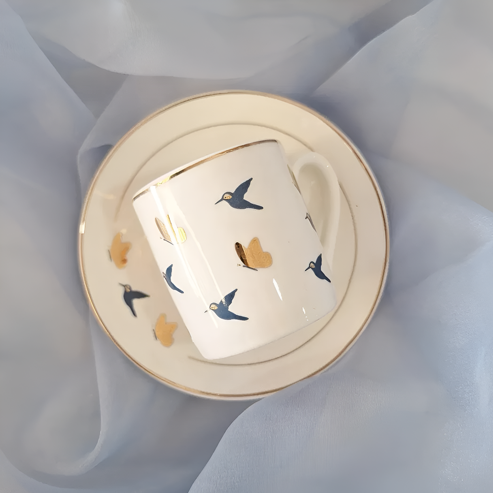 La Table Élégante Coffee Cup (Half a Dozen) - Birds | Full House Lebanon