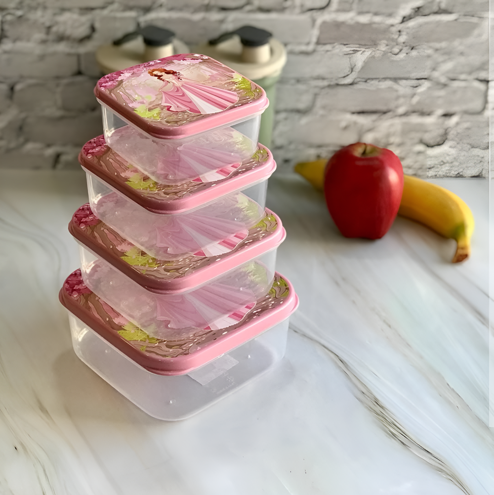 Kids Food Container Set (4 Pcs) - Squad Game | Full House Lebanon