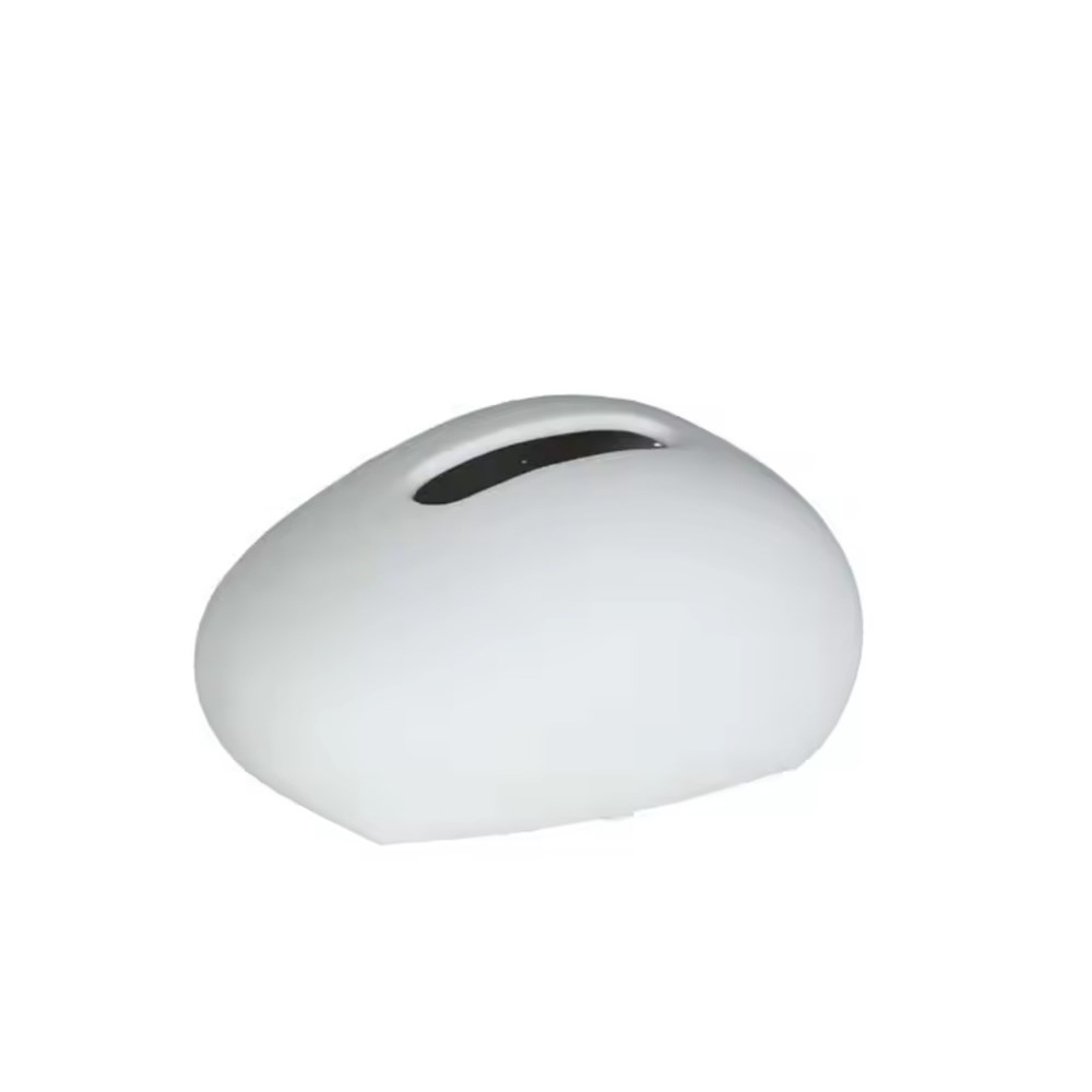 Modern White Ceramic Tissue Box | Full House Lebanon