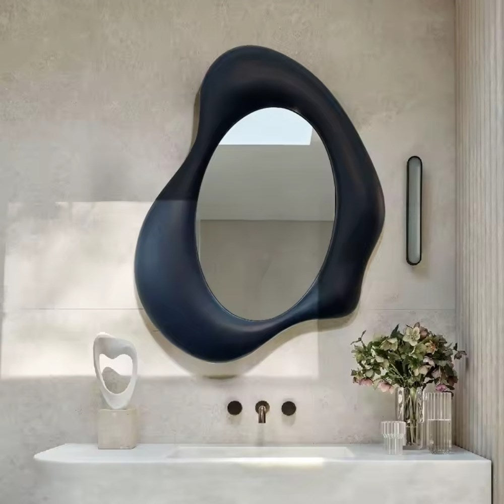 Asymmetric Wall Mirror - White | Full House Lebanon