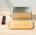 Stainless Steel Lunch Box with Bamboo Lid | Full House Lebanon