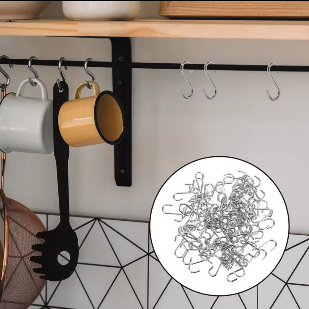 S Shape Stainless Hanging Hooks | Full House Lebanon