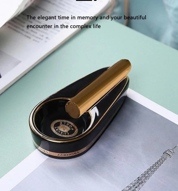 Porcelain Cigar Ashtray | Full House Lebanon