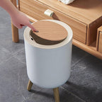 Push-to-Open Footed Waste Bin | Full House Lebanon