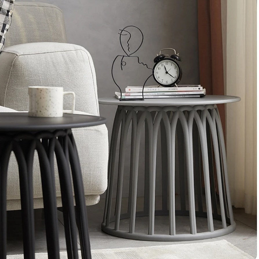 Durable Thick Plastic Side Table - White | Full House Lebanon