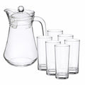 7-Piece Glass Water Pitcher & Tumbler Set